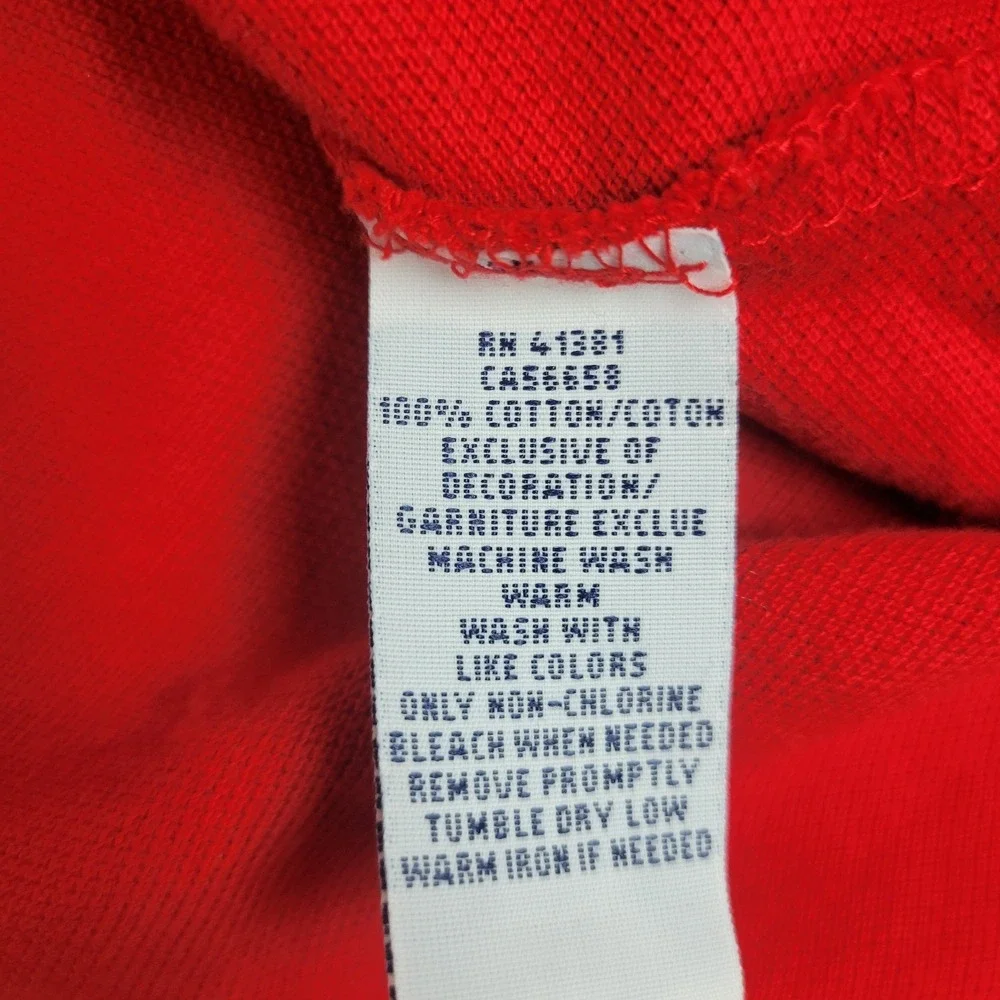 Polo Ralph Lauren County Riders & Jockey Club Mens XLT Red Big Pony Rugby Polo